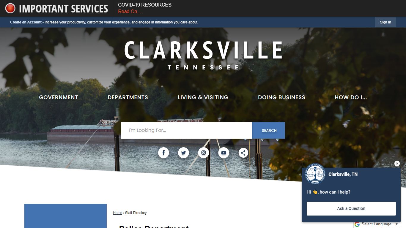 Staff Directory • Clarksville, TN • CivicEngage