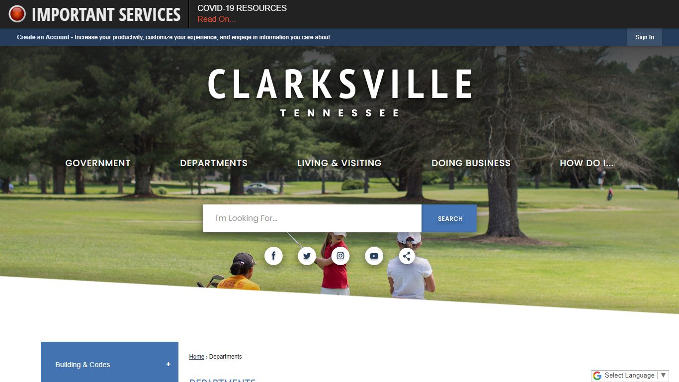 Departments | Clarksville, TN